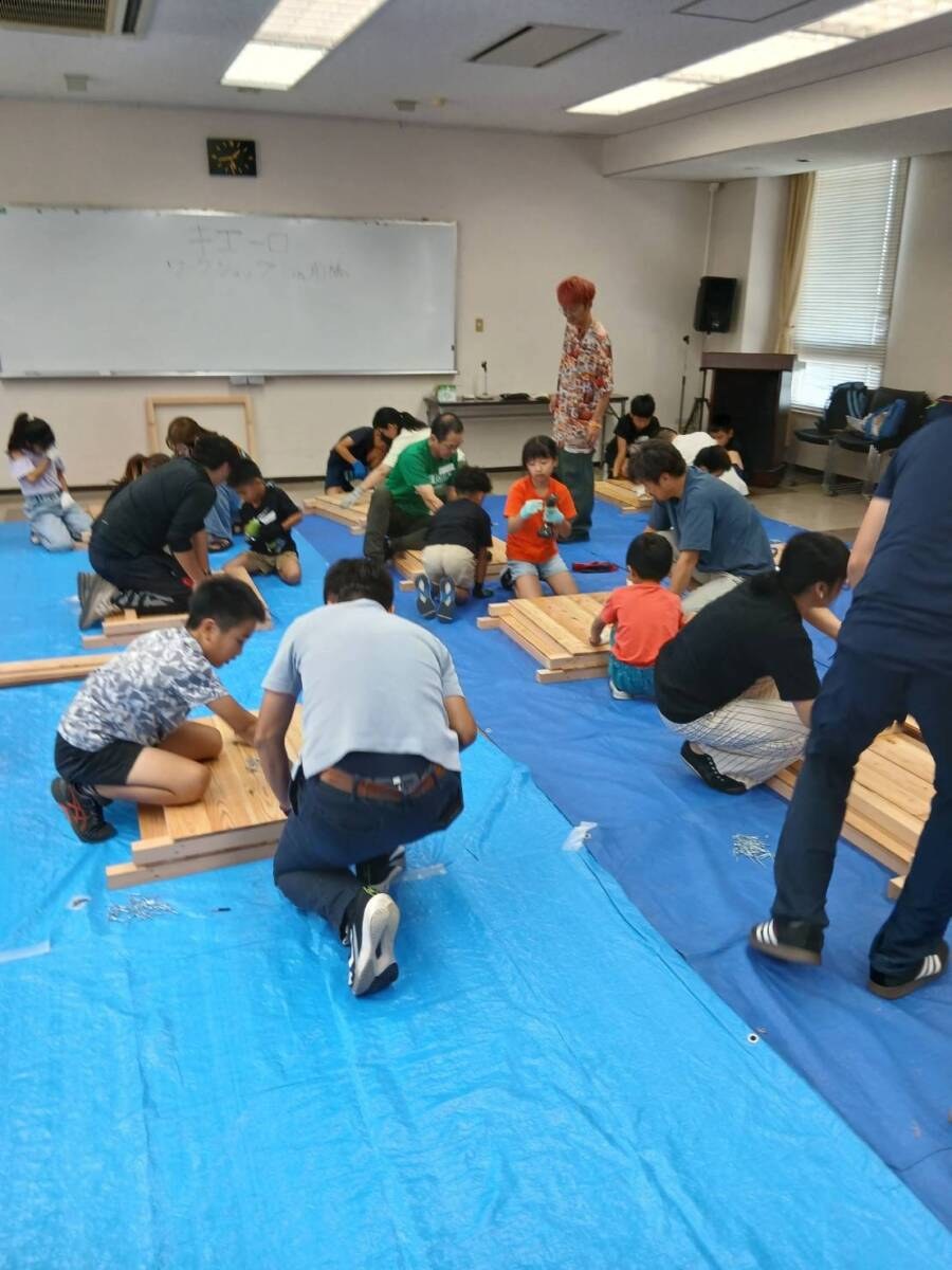キエーロ製作ワークショップの様子